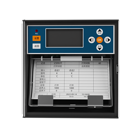 2138cn太阳集团城R1200 1-12路 液晶智能 打印有纸记录仪 电流/电压/温度/压力