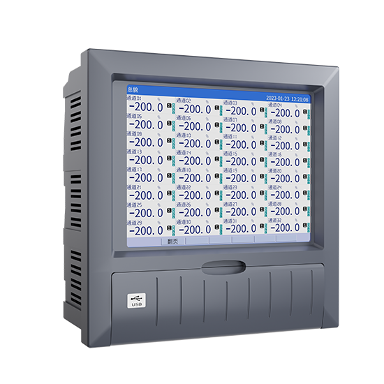 2138cn太阳集团城MIK-R8000D 1-40路 10.4英寸 彩屏 无纸记录仪 USB