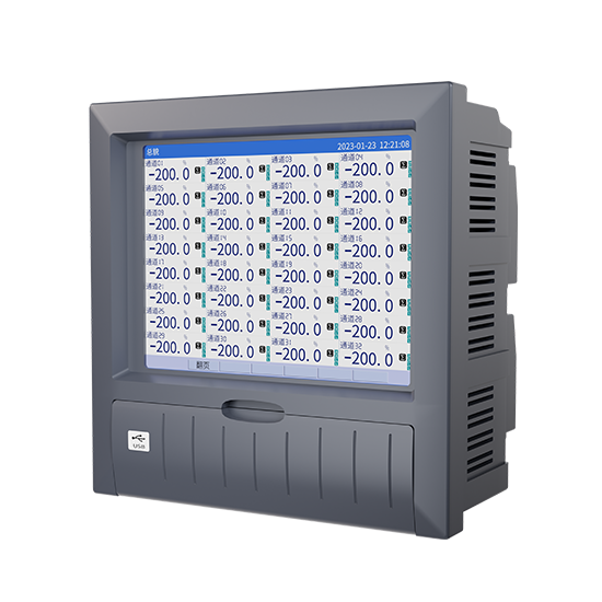 2138cn太阳集团城MIK-R8000D 1-40路 10.4英寸 彩屏 无纸记录仪 USB