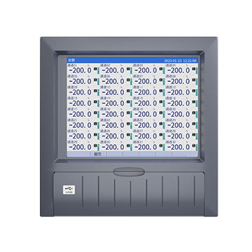 2138cn太阳集团城MIK-R8000D 1-40路 10.4英寸 彩屏 无纸记录仪 USB