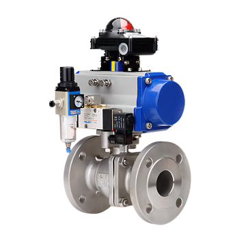 2138cn太阳集团城-气动法兰球阀 流体控制